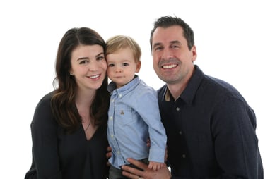 Dr. Katie Beleznay and family