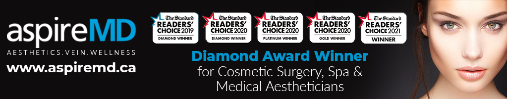 Diamond Award Winner for Cosmetic Surgery, Spa & Medical Aestheticians in Grimsby, St. Catherines
