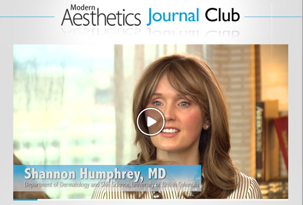 Dr Shannon Humphrey shares Kybella 101 with Modern Aesthetics Journal Club