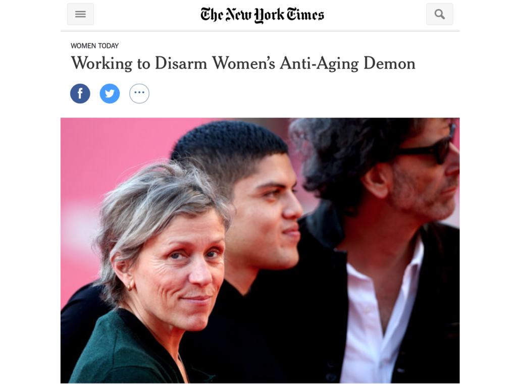 The Era Of ‘Anti-Aging’ is Coming To An End