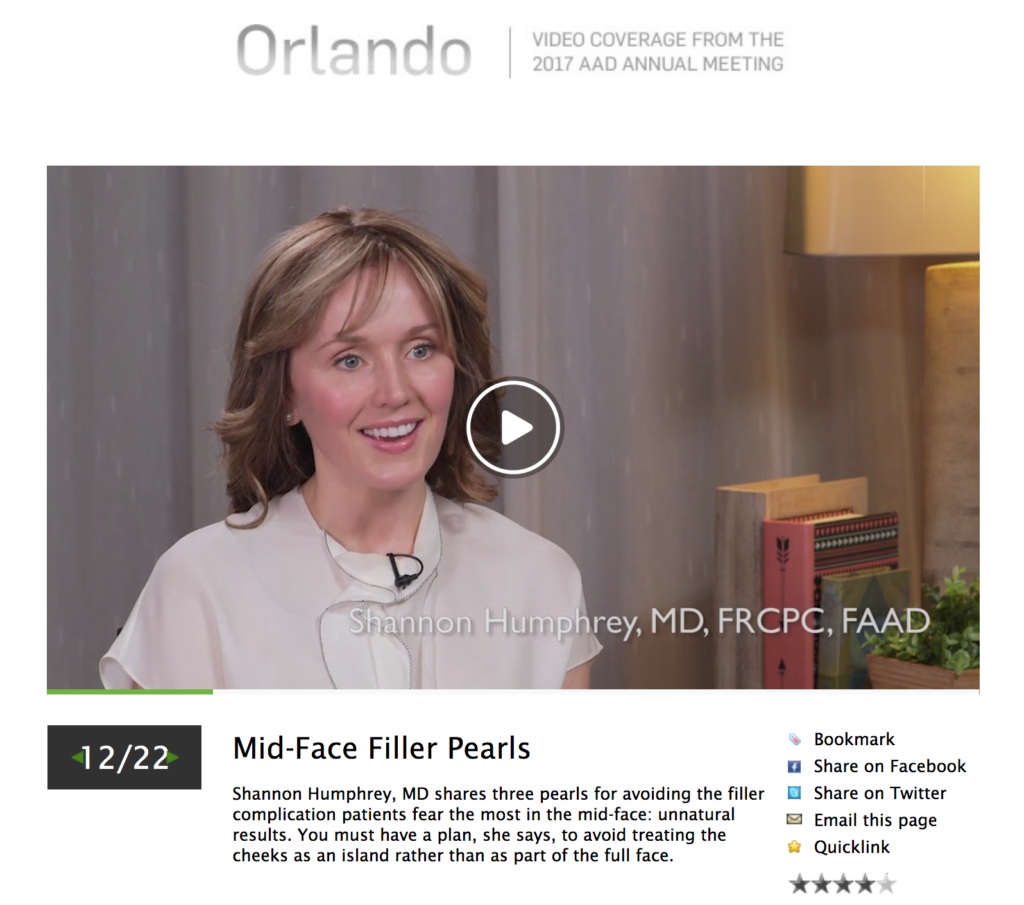 Dr. Shannon Humphrey: Revolumization in the cheeks can be both beautiful and natural looking